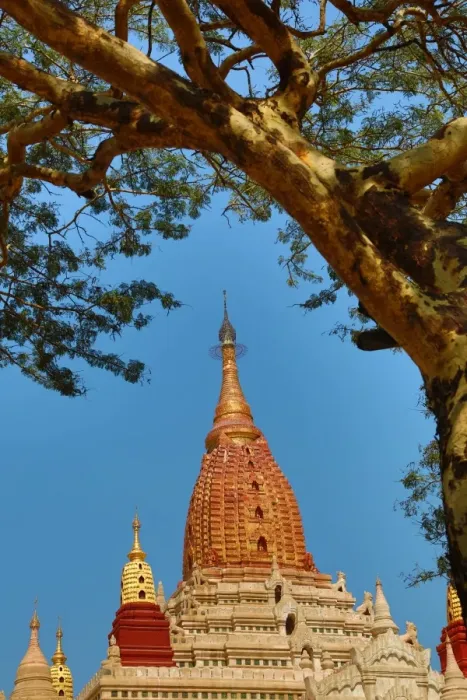  : Ananda Pagoda Temple in Old Bagan, Bagan, Myanmar (Burma)