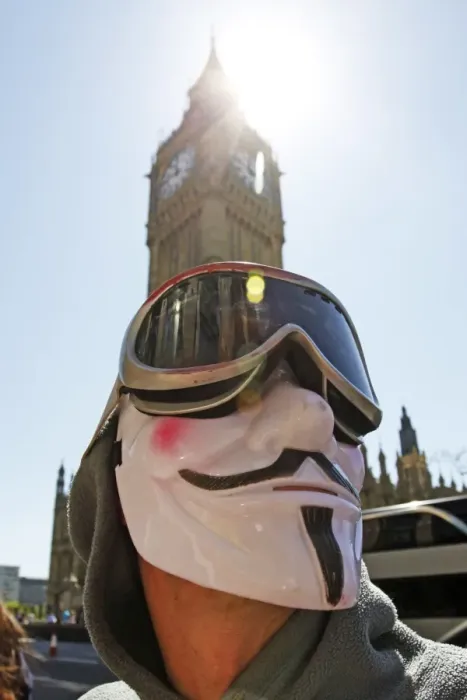  : Anonymous at UK Uncut Street Party