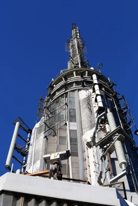 : Antenna on the top of the Empire State Building, New York. America : Antenna on the top of the Empire State Building, New York. America