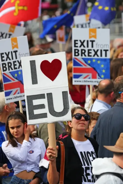  : Anti-Brexit March for Europe, London, UK