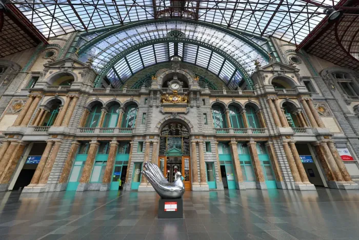  : Antwerp Centraal railway station in Antwerp, Belgium