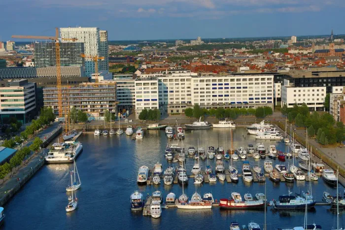  : Antwerp Yacht Marina, Jachthaven, in Eilandje, Antwerp, Belgium