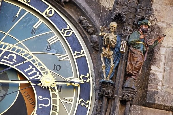 The Astronomical Clock in Prague, Czech Republic