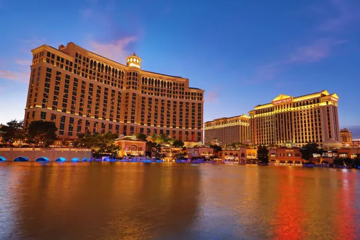  : Bellagio and Caesars Palace Hotel and Casino, Las Vegas, Nevada, America
