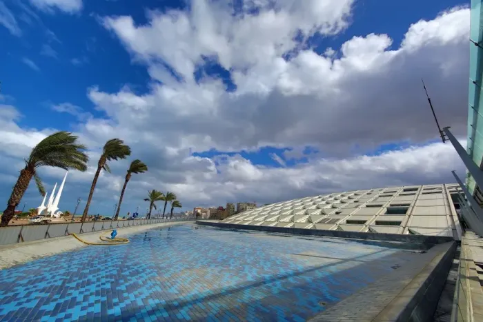  : Bibliotheca Alexandrina, the new Library of Alexandria in Alexandria, Egypt