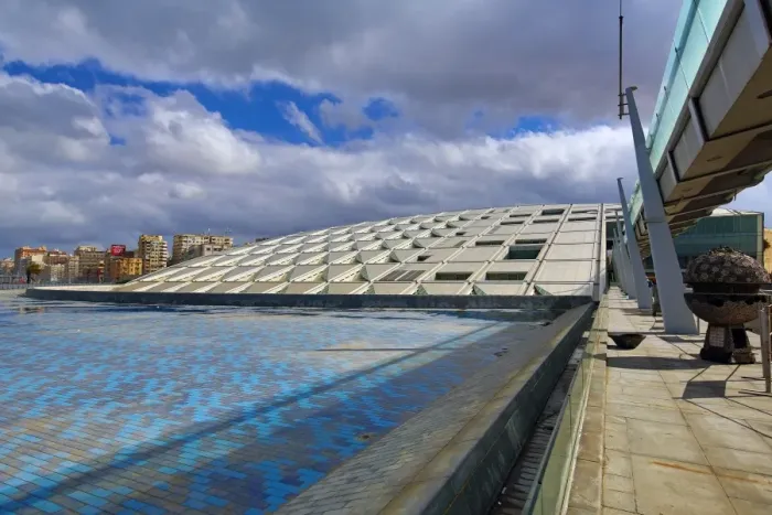  : Bibliotheca Alexandrina, the new Library of Alexandria in Alexandria, Egypt