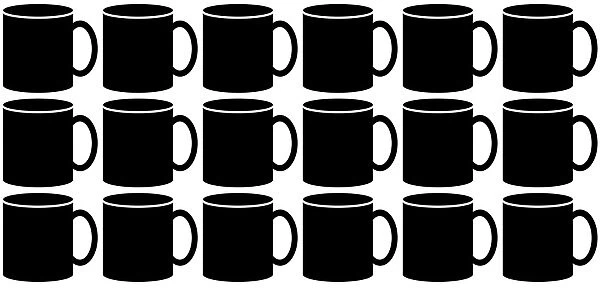 Black Coffee and Tea Mugs hot drink mug design