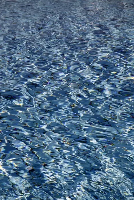  : Blue water reflections