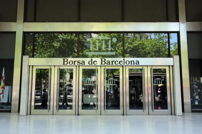  : Borsa de Barcelona stock exchange, Barcelona, Spain
