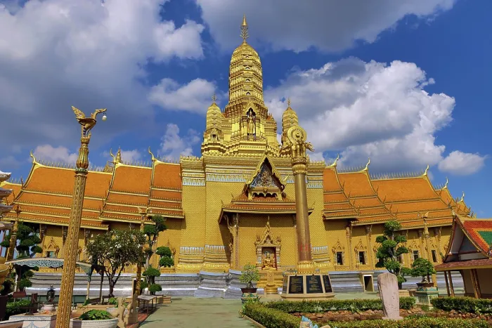  : Buddhavas of the Substanceless Universe at Muang Boran, The Ancient City, historical museum of reproductions of famous Thai buildings, Bangkok, Thailand