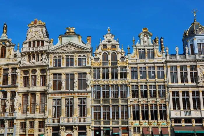  : Buildings in the Grand Place or Grote Markt, Brussels, Belgium