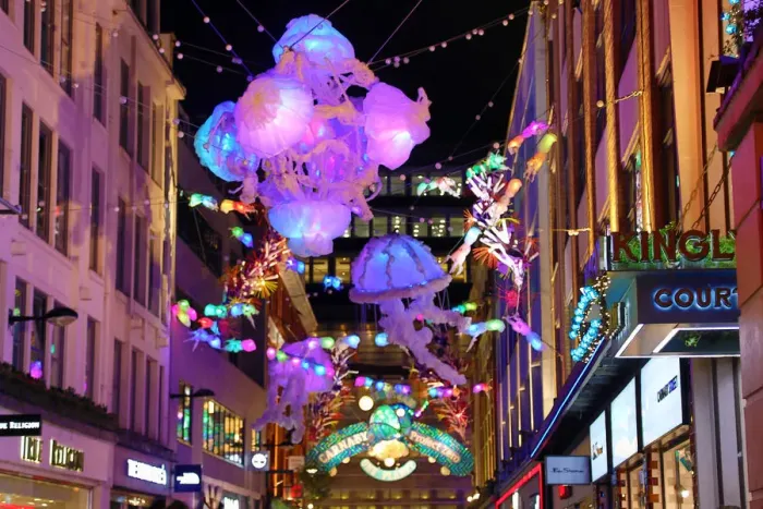  : Carnaby Street Christmas lights switched on, Carnaby Street, London