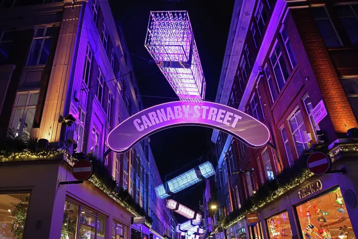  : Carnaby Street Christmas Lights switched on in London