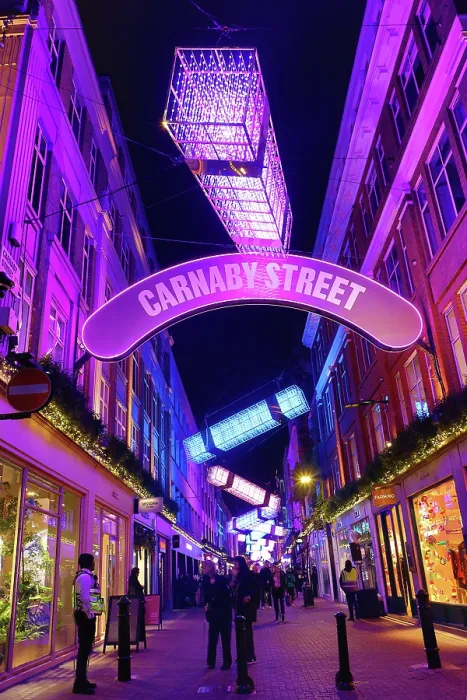  : Carnaby Street Christmas Lights switched on in London