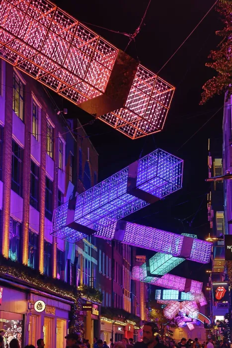  : Carnaby Street Christmas Lights switched on in London