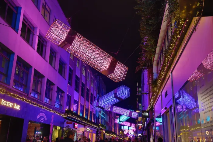 : Carnaby Street Christmas Lights switched on in London