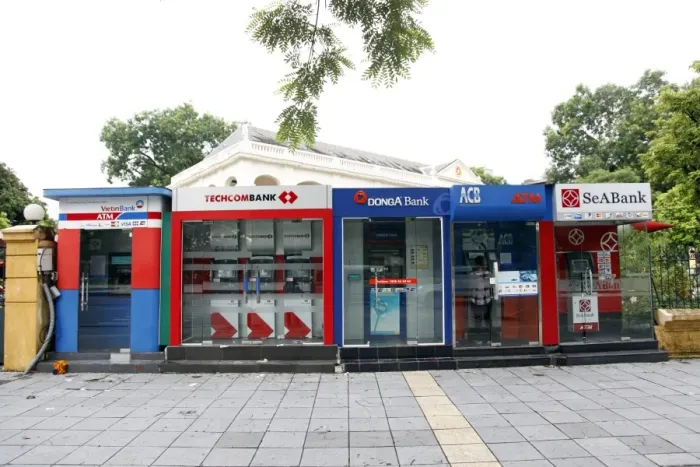  : Cash machines in Hanoi, Vietnam