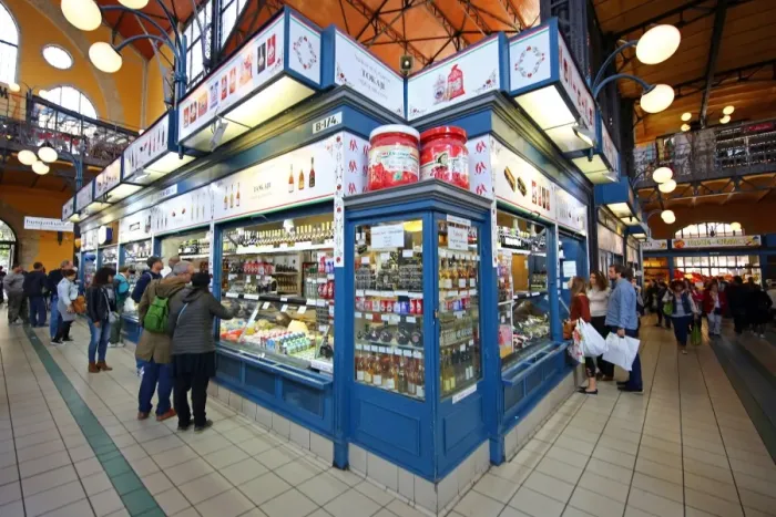 : The Central Market Hall in Budapest, Hungary