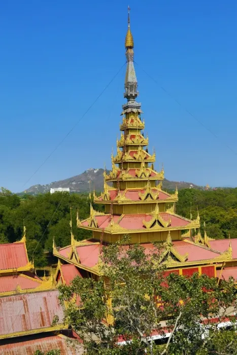 : Centre of the Universe pagoda, Royal Mandalay Palace, Myanmar