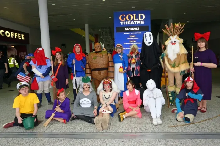  : Characters from the Studio Ghibli films gather together at MCM London Comic Con