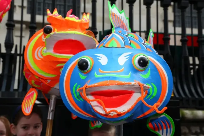  : Chinese New Year Parade 2015 for the Year of the Sheep or Goat, London