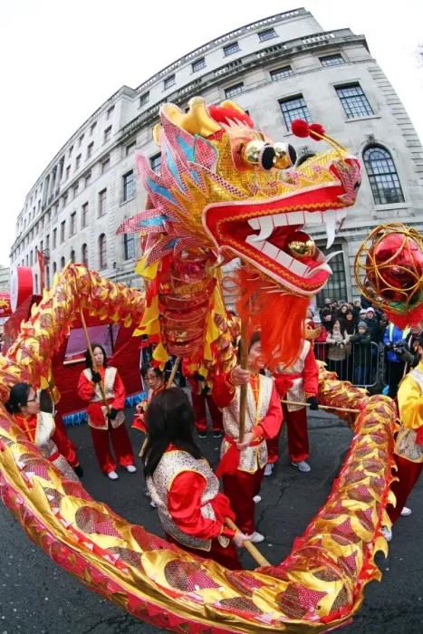  : Chinese New Year Parade 2015 for the Year of the Sheep or Goat, London