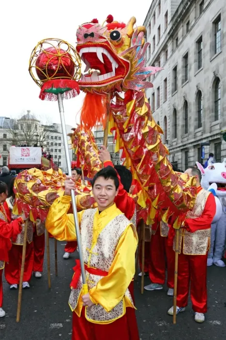  : Chinese New Year Parade 2015 for the Year of the Sheep or Goat, London