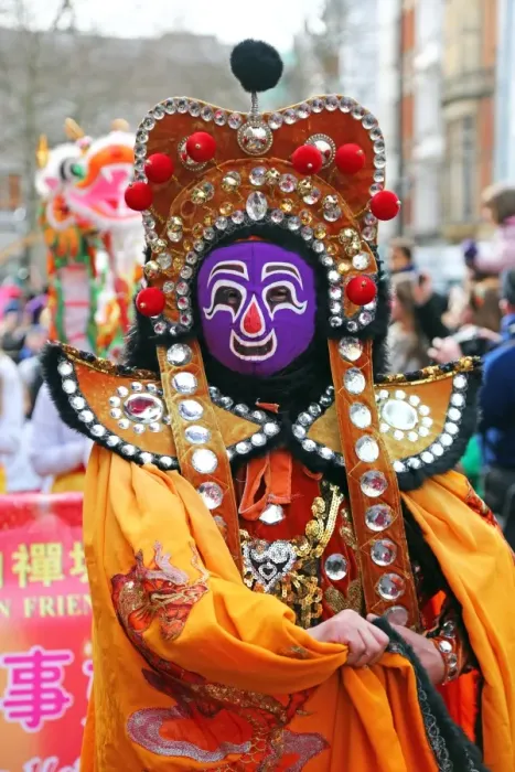  : Chinese New Year Parade 2015 for the Year of the Sheep or Goat, London