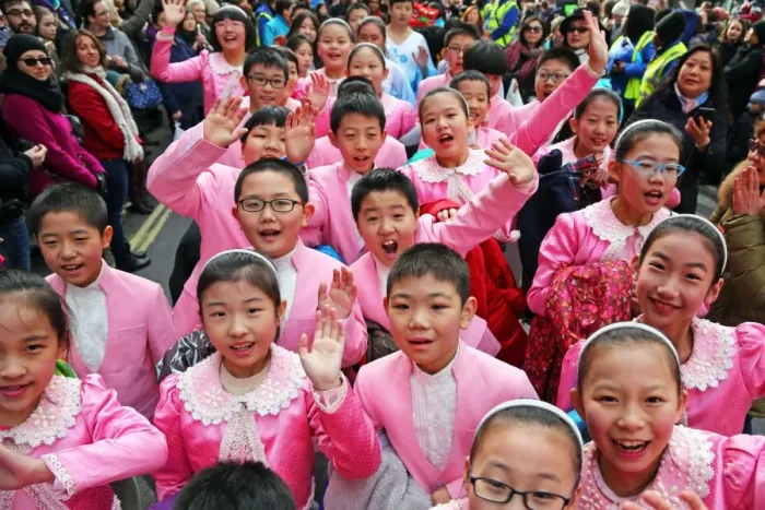  : Chinese New Year Parade 2015 for the Year of the Sheep or Goat, London