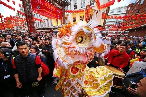 Chinese New Year, Year of the Dog 2018 in Chinatown, London