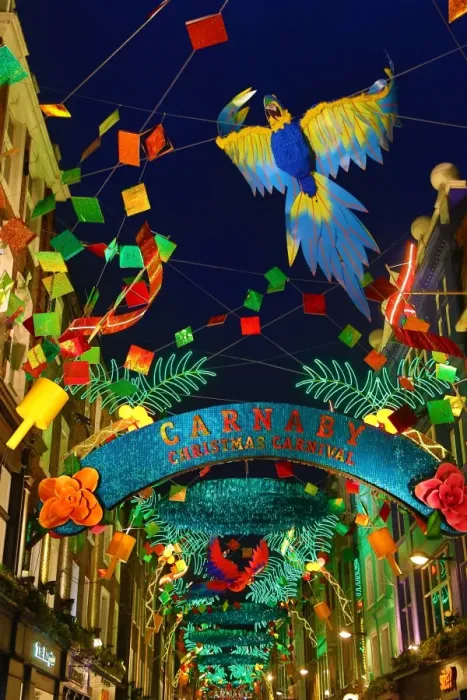  : Christmas Lights in Carnaby Street, London