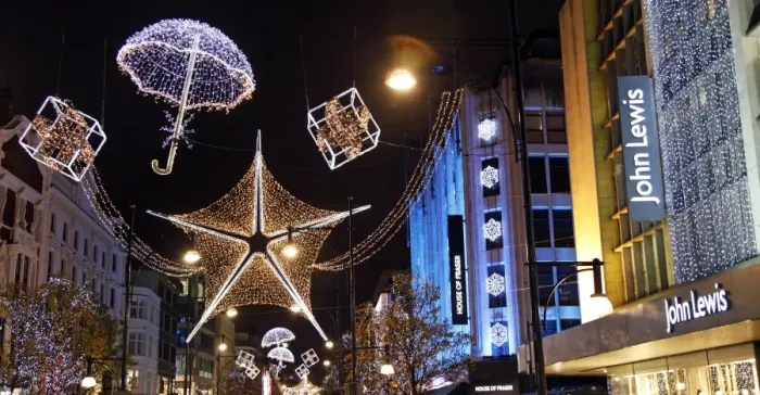  : Christmas lights in Oxford Street, London