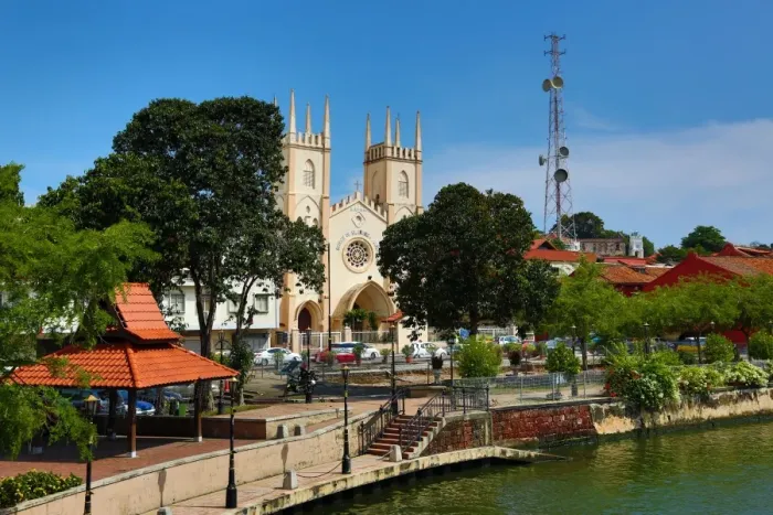  : Church of St. Francis Xavier in Malacca, Malaysia