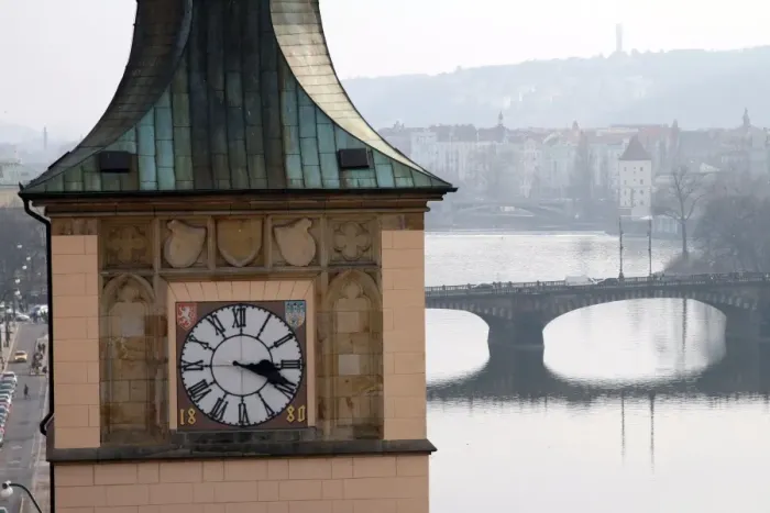  : Clock tower in Prague