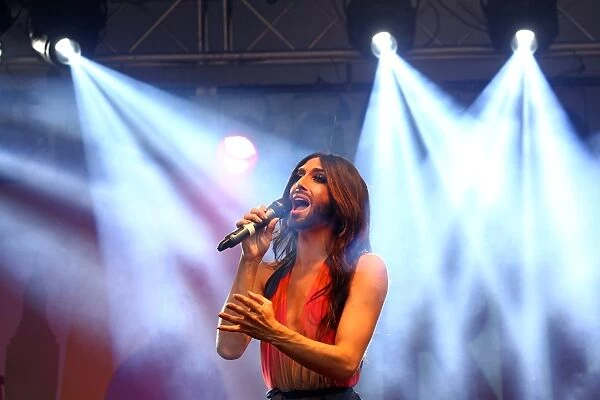 Conchita Wurst performing at Pride London 2014, London, England