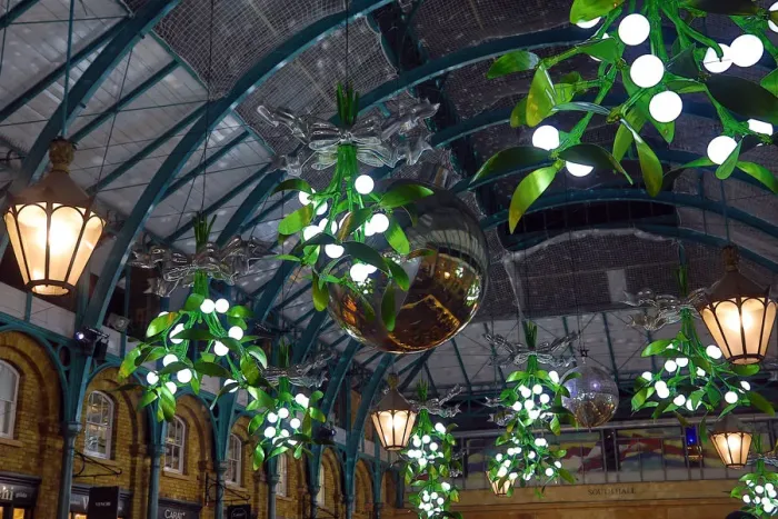  : Covent Garden Market Christmas lights switched on, Covent Garden, London