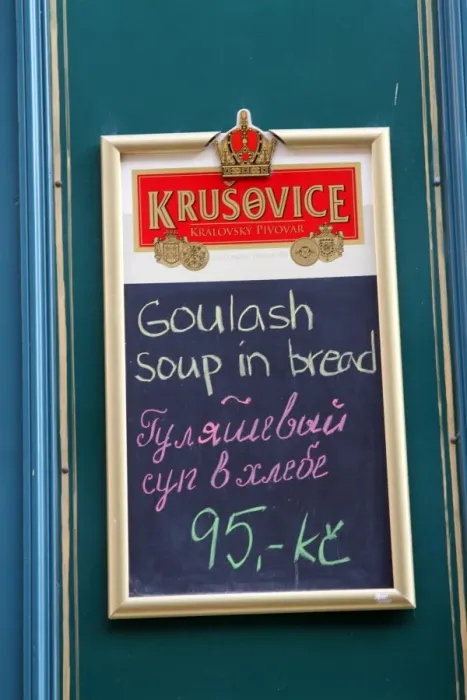  : Czech menu
