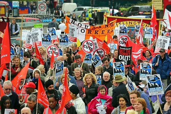 Defend Londons NHS Demonstration, London, England