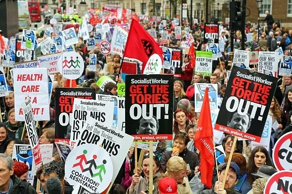 Defend Londons NHS Demonstration, London, England