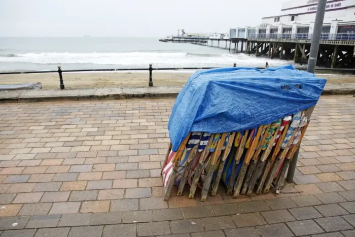  : Disused deckchairs