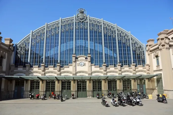  : Estacio del Nord railway station in Barcelona, Spain