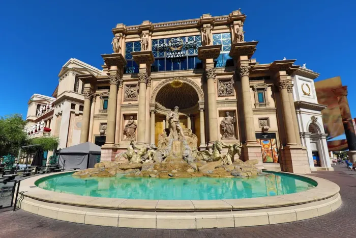  : Facsimile of the Trevi Fountain at Caesars Palace, Las Vegas, Nevada, America