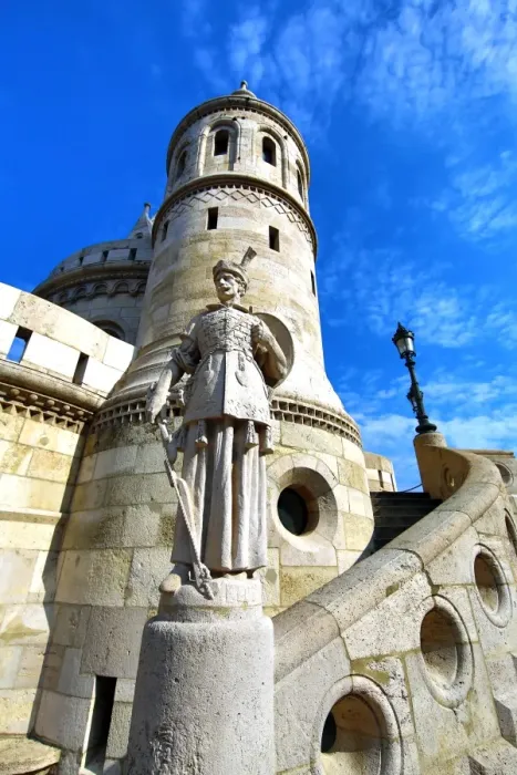 : The Fishermans Bastion or Halaszbastya in Budapest, Hungary : The Fishermans Bastion or Halaszbastya in Budapest, Hungary