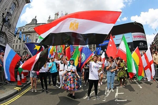 Flags and fun for Pride Heroes at the London Pride Parade 2015