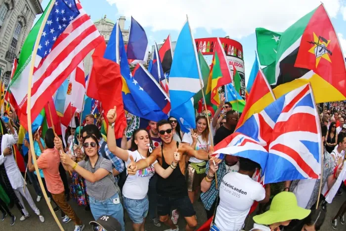  : Flags and fun for Pride Heroes at the London Pride Parade 2015