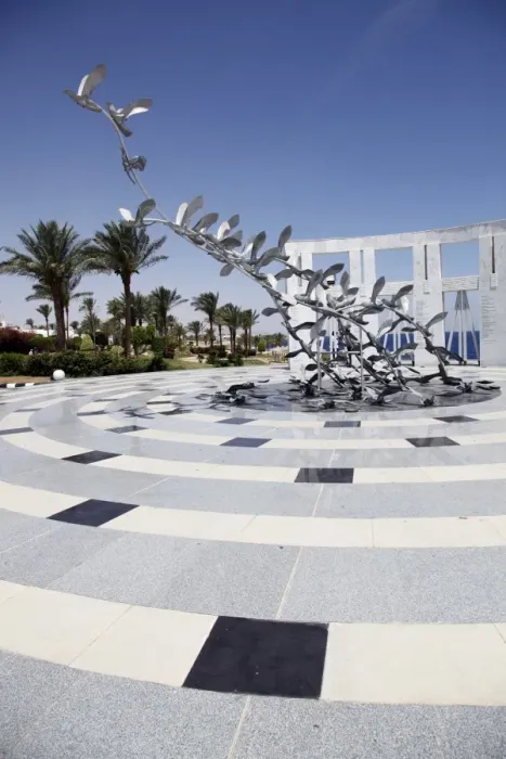  : Flying bird memorial in Sharm El Sheikh, Egypt