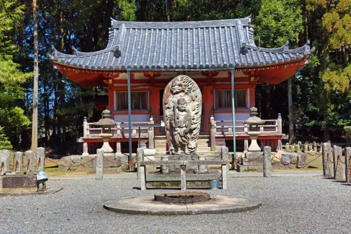  : Fudo Hall at Daigoji Buddhist Temple in Kyoto, Japan