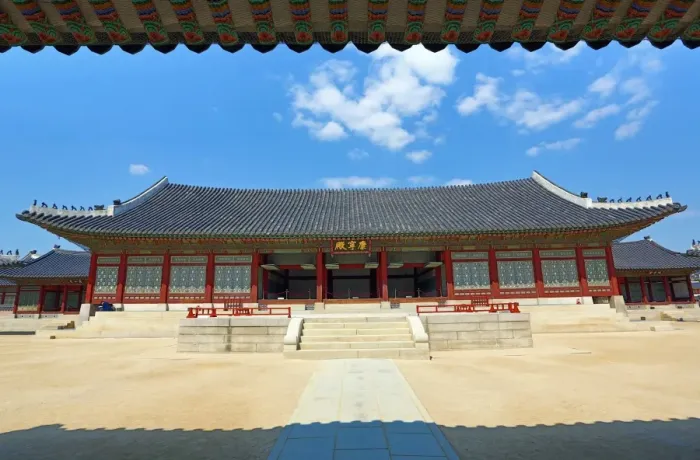  : Gangnyeongjeon Hall at Gyeongbokgung Palace in Seoul, Korea