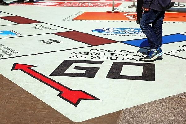 Giant Monopoly Game Board for the London Games Festival in Trafalagar Square, London