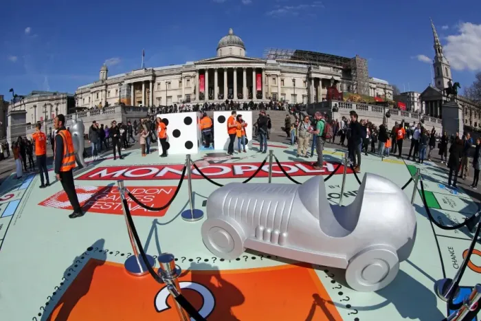  : Giant Monopoly Game Board for the London Games Festival in Trafalagar Square, London